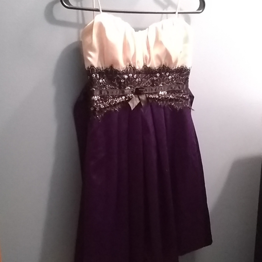 Purple formal dress
